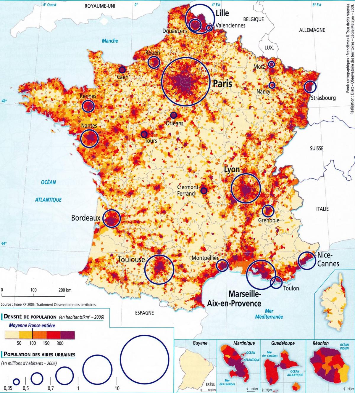 France density map