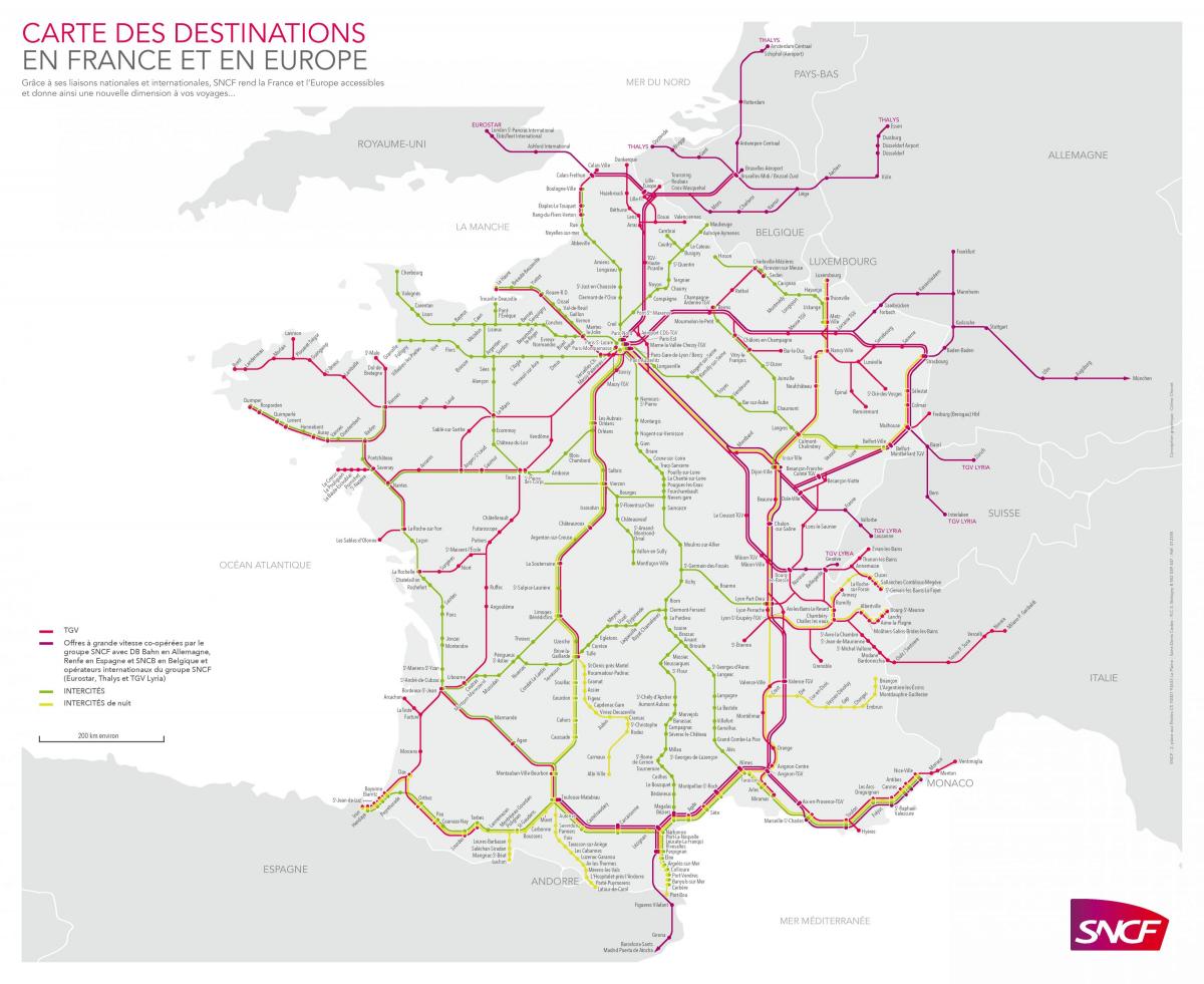 France train lines map
